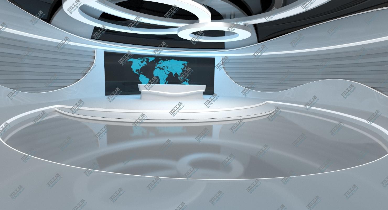 images/goods_img/2021040235/Sci-Fi Futuristic News Studio 3D model/3.jpg
